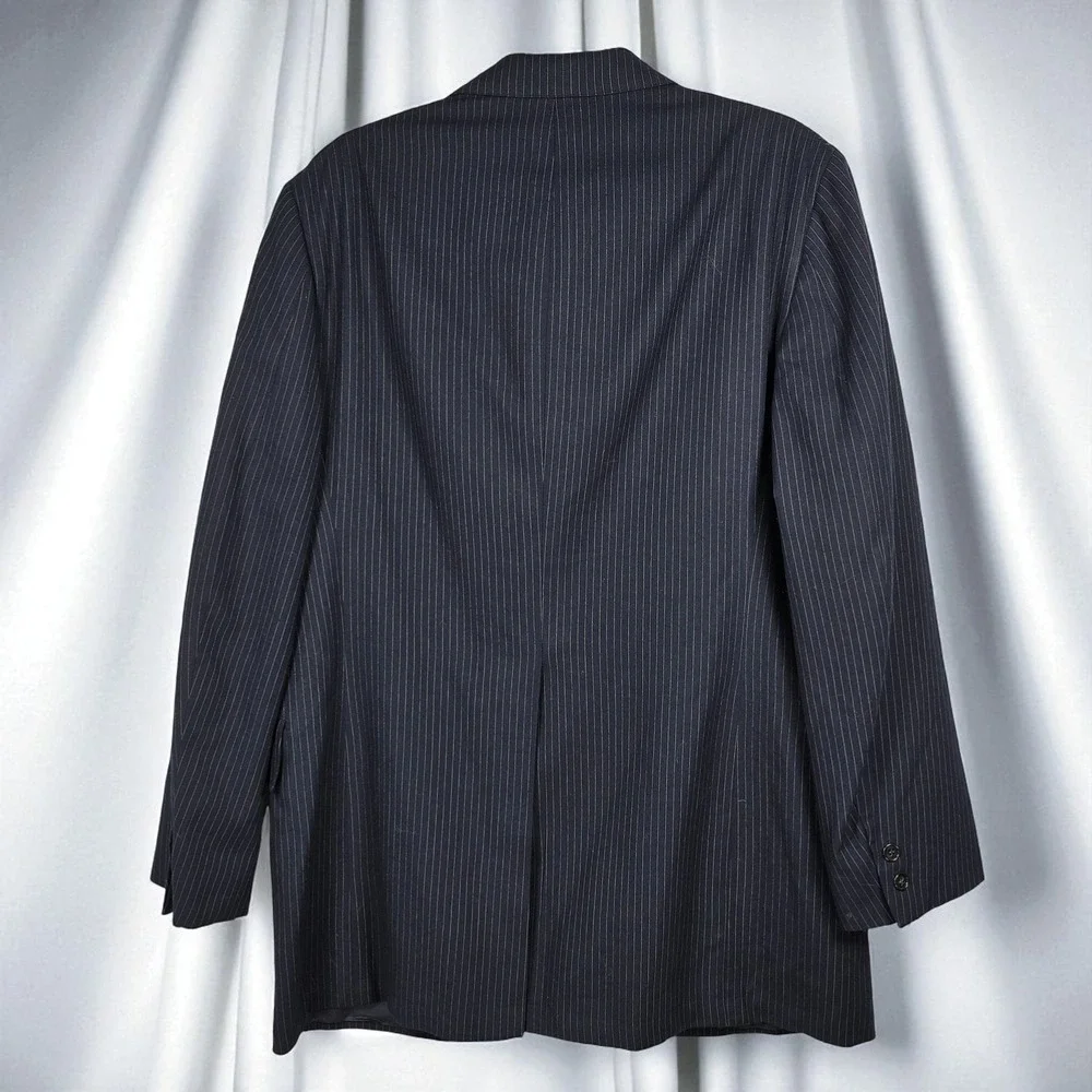 VTG Brooks Brothers Brooksgate Pinstripe Blazer Men 42‎ Wool USA Union Made LOOK